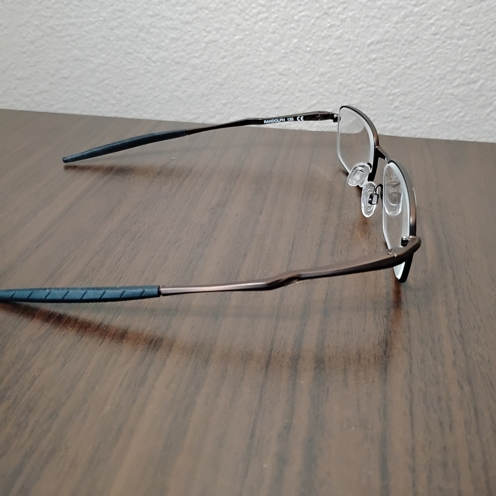 Randolph Engineering Silver Rectangular Glasses - image 5